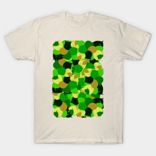 Pattern leaves yellow green T-Shirt